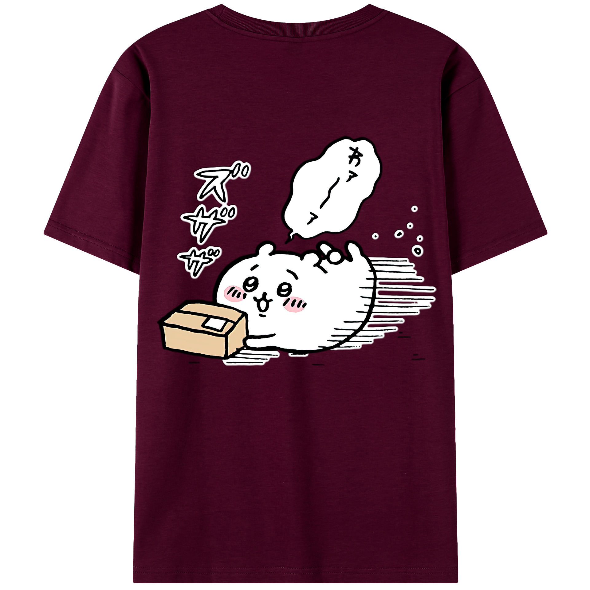 （画像用） ちいかわ ちいかわ Chii-kawa chiikawa レディース半袖Tシャツ(バックプリント)